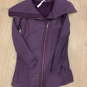 Lululemon asymmetric zip jacket
